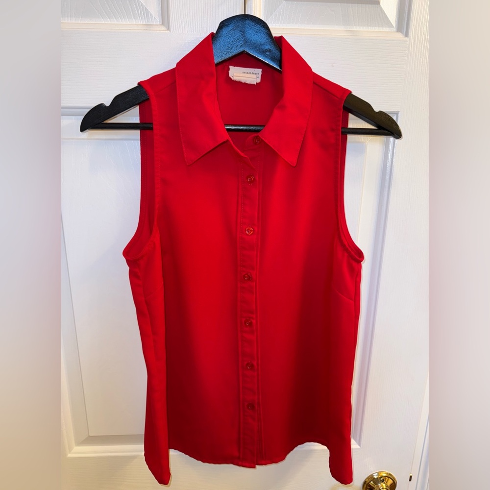 Coincidence & Chance Sleeveless Button-Down Blouse from Urban Outfitters, Size S